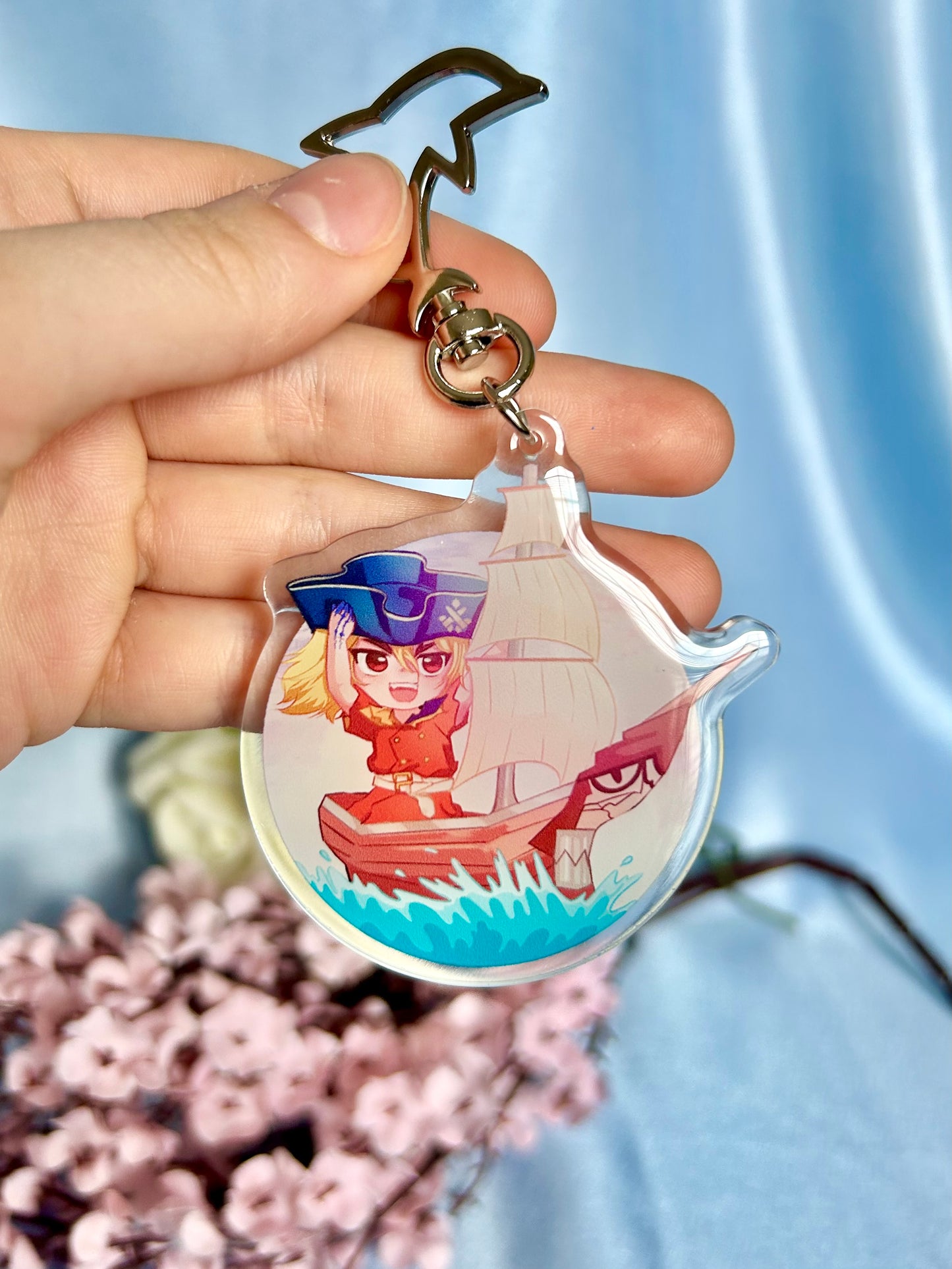 Pirate Scientist Acrylic Charm