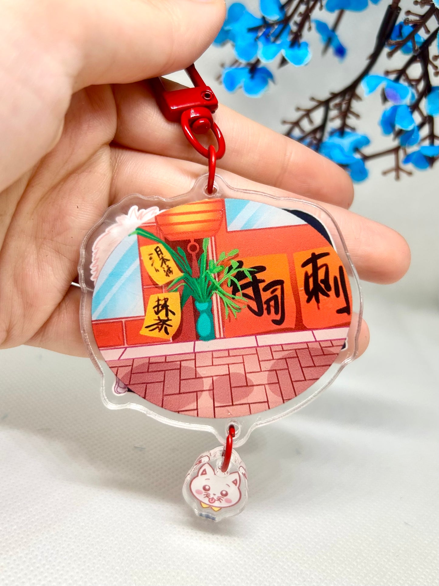 Hikaru Cat 3D Layered Charm