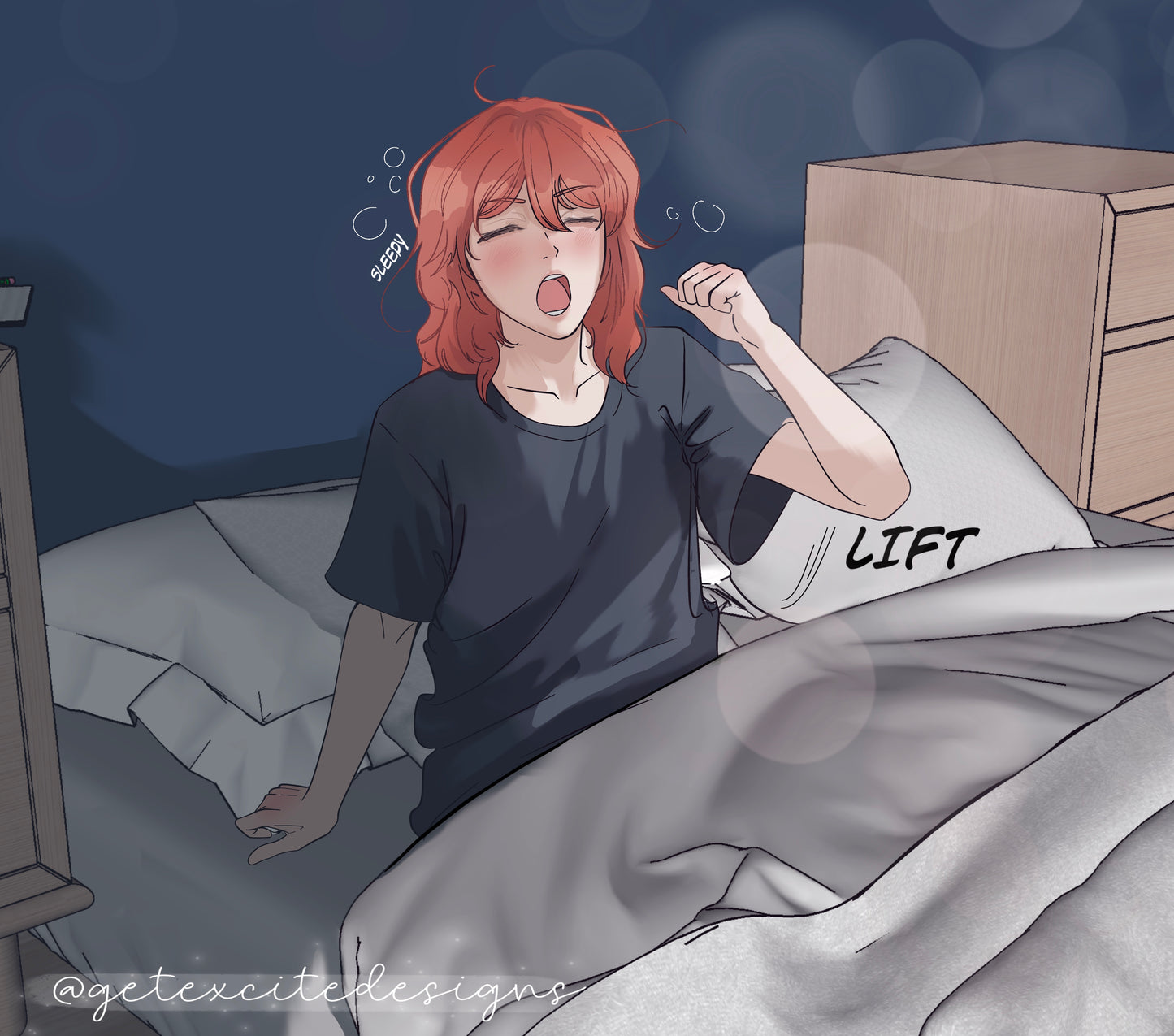 Callen OC Sleepy Lights