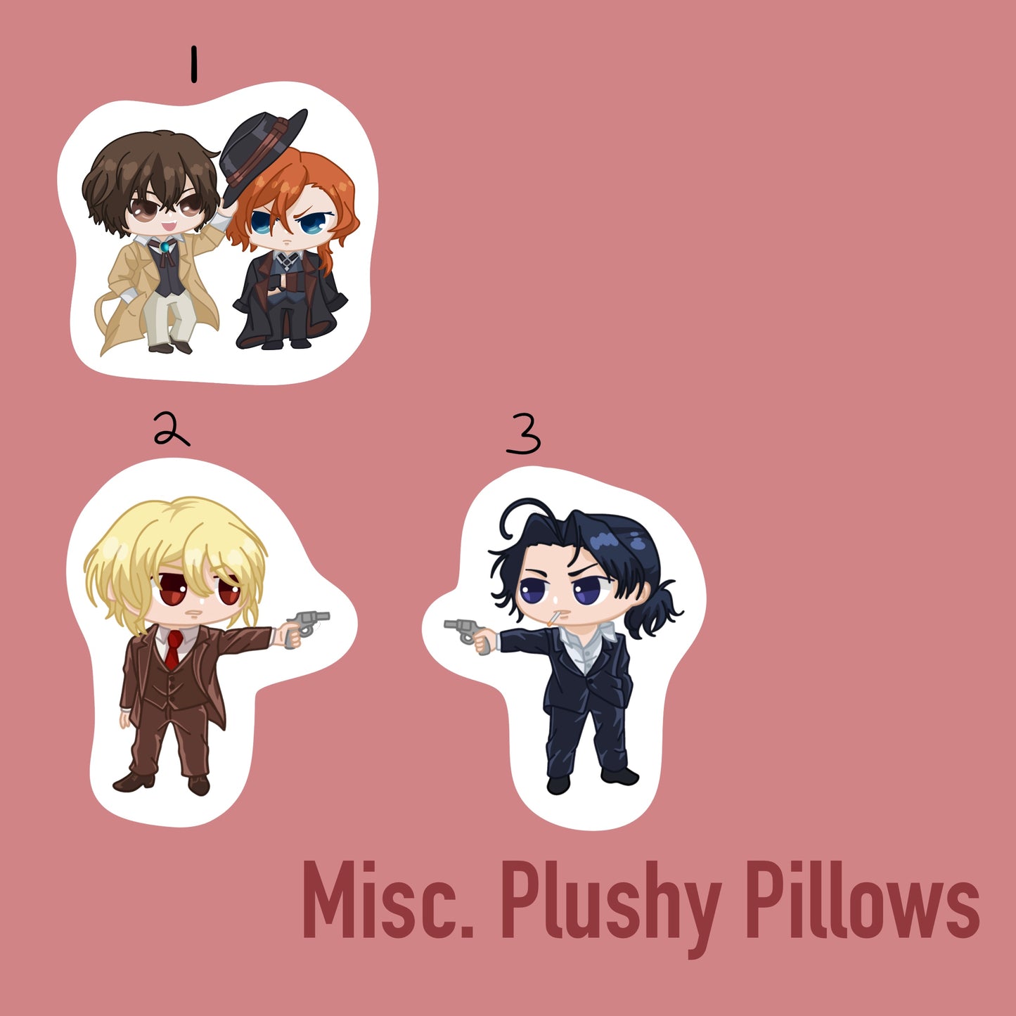 Miscellaneous Plushy Pillows