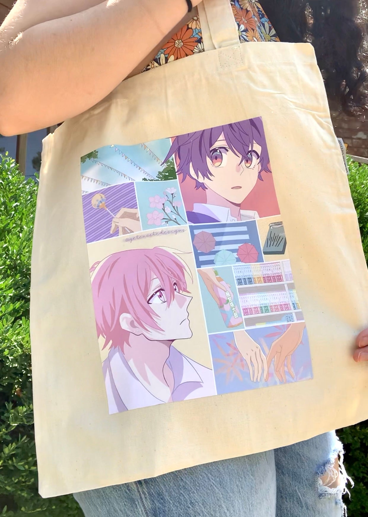 SasaMiya Collage Tote Bag