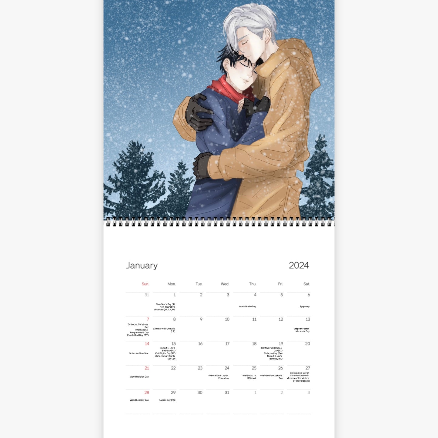 BL Calendar 8x8" PRE-ORDER*****