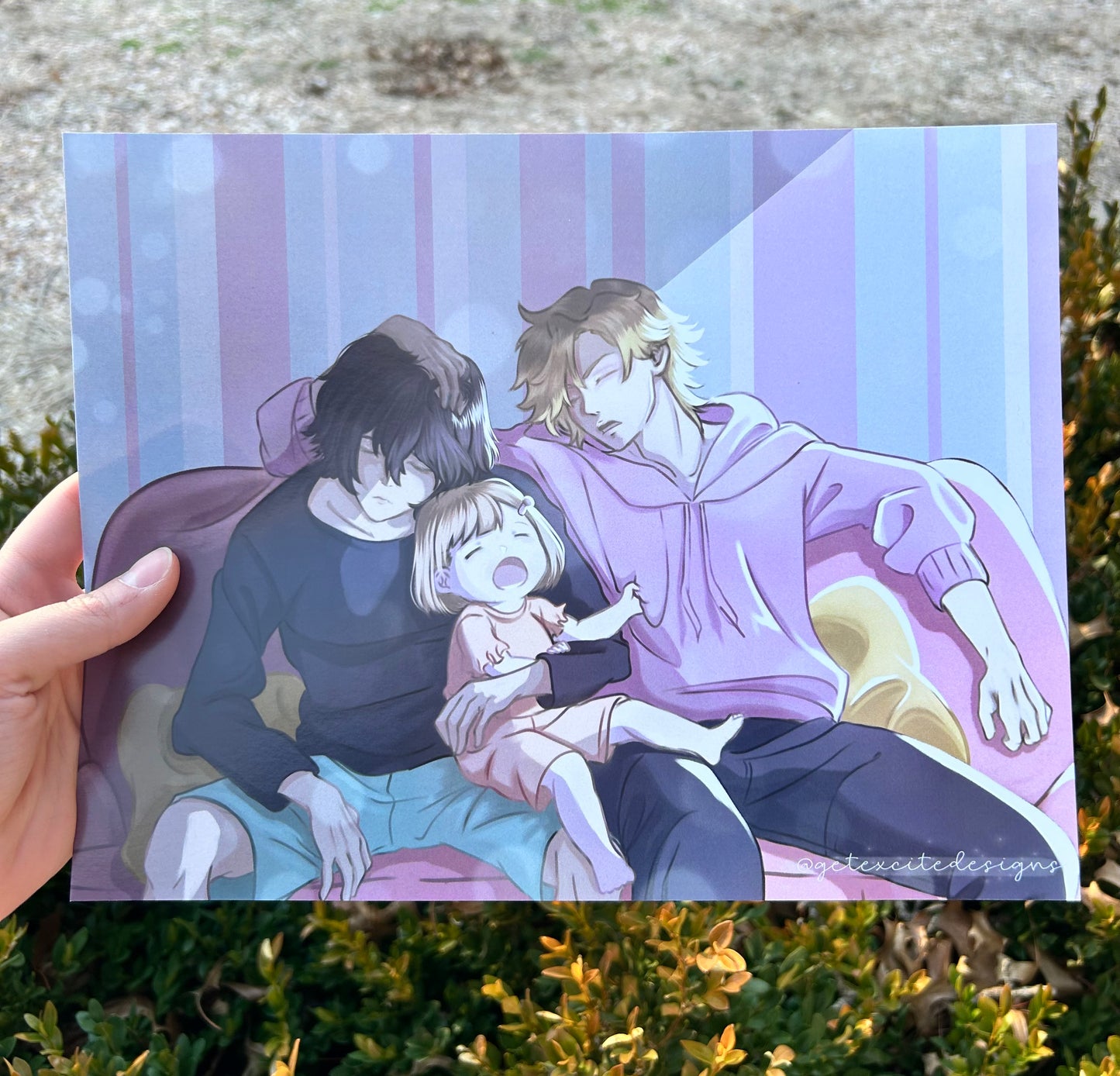 Bud Dads Family Print