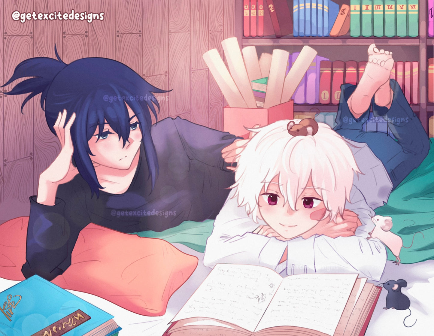 Nezushi Lazy Day Print