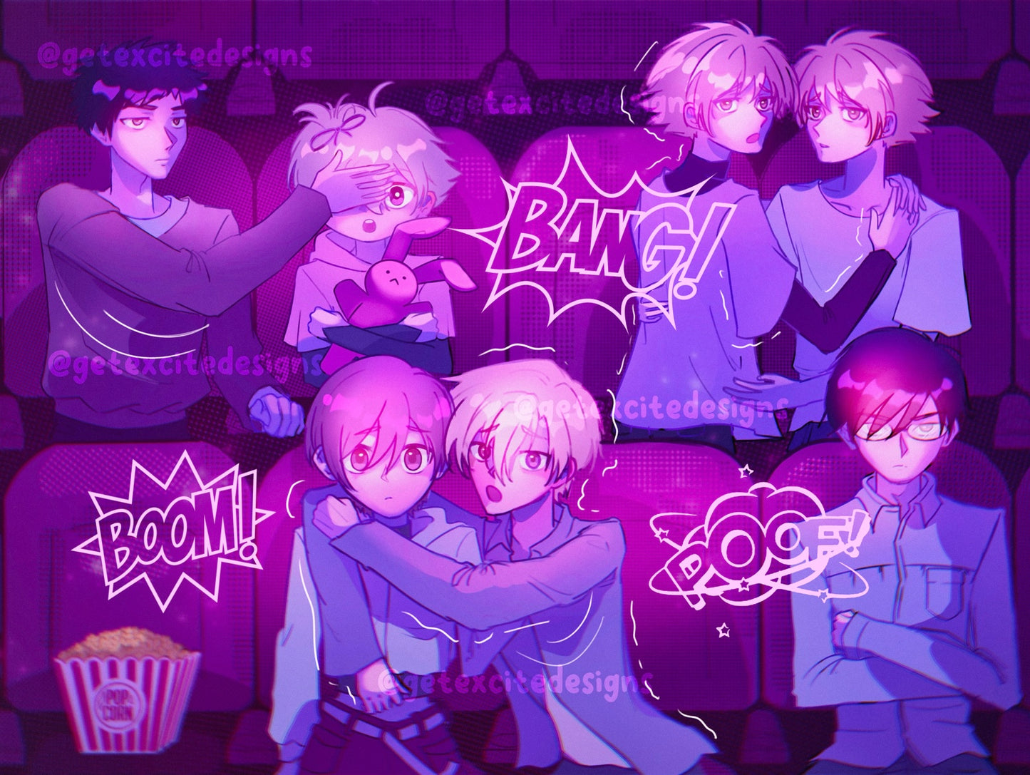 Host Club Movie Night Print