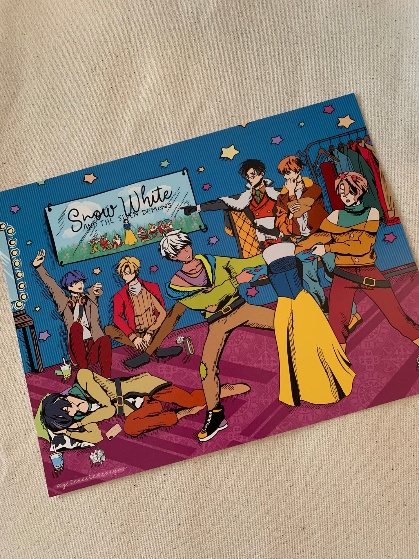 Obey Snow White and the Seven Demons Print