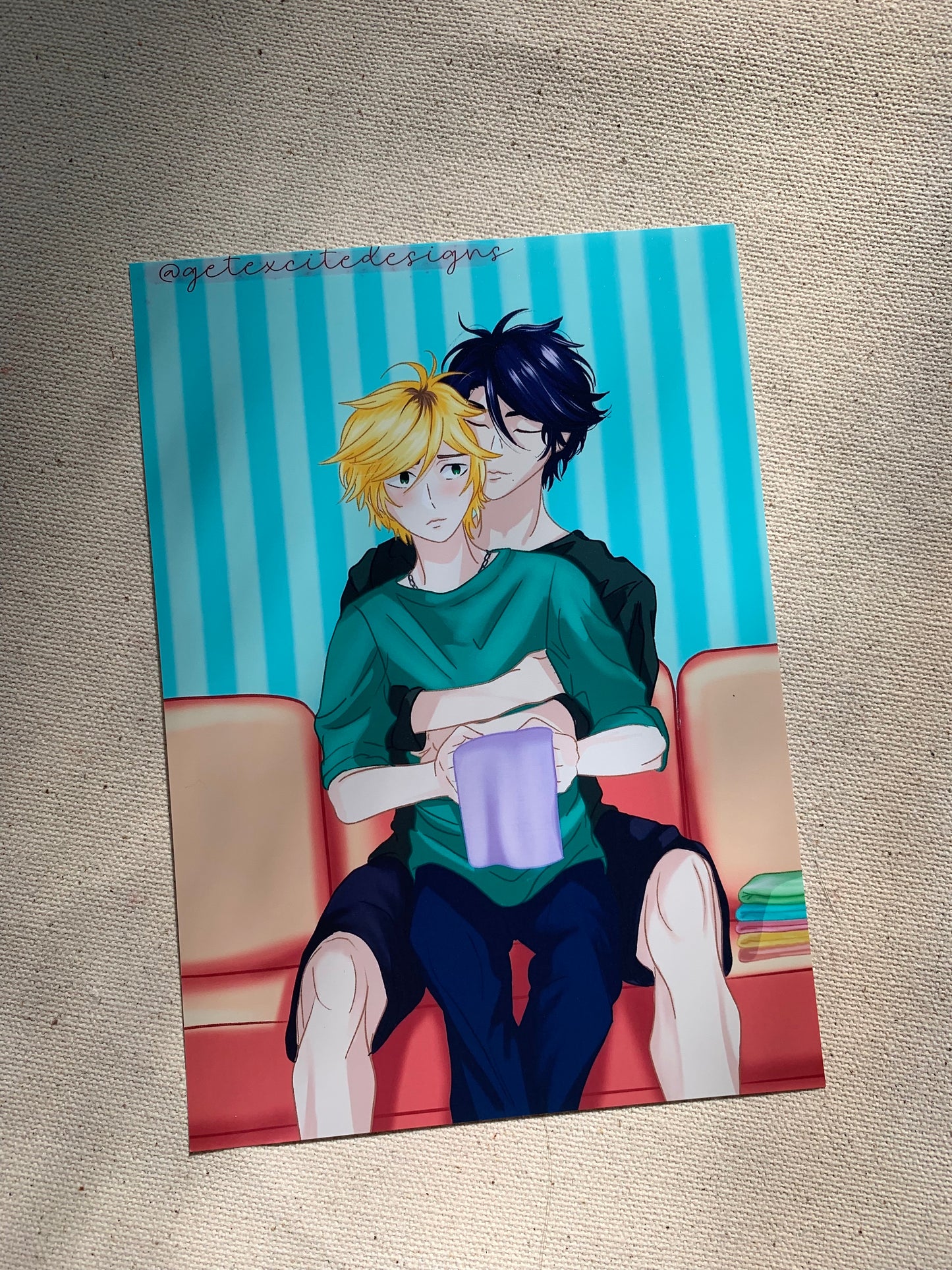Hitorijime Hero Mini Print