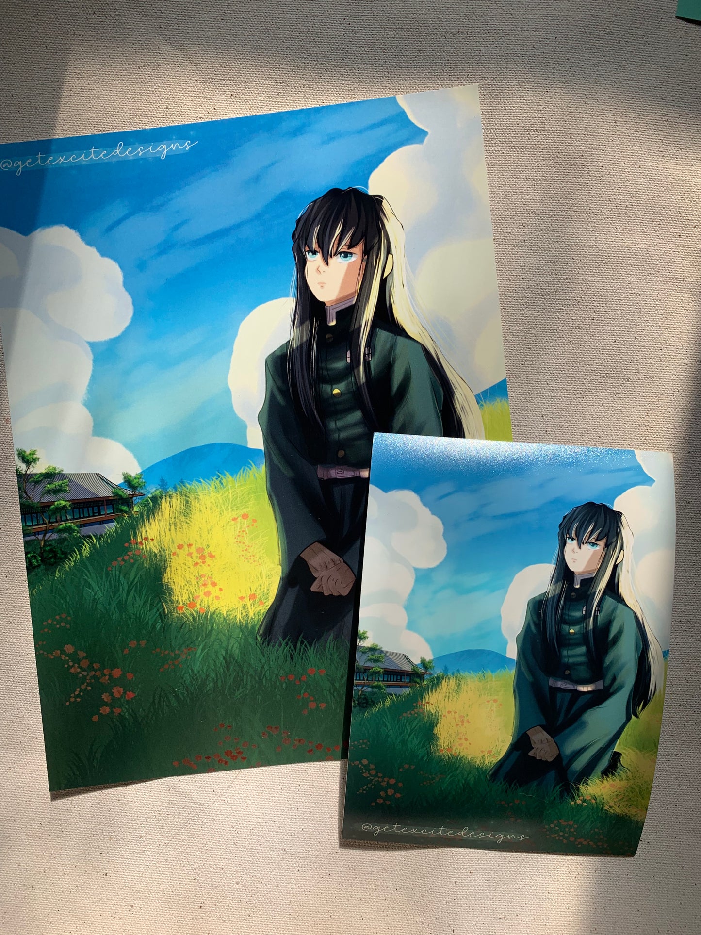Cloud Slayer Anime Print