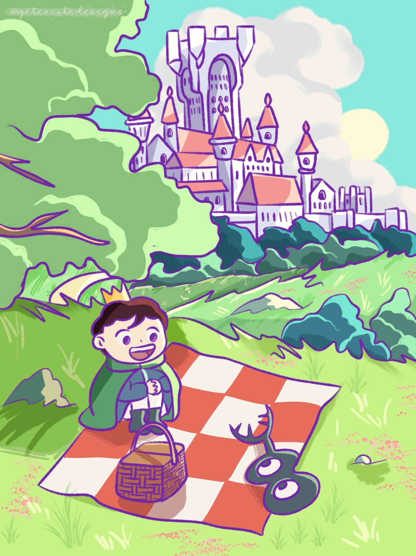 Anime Kingdom Poster Print