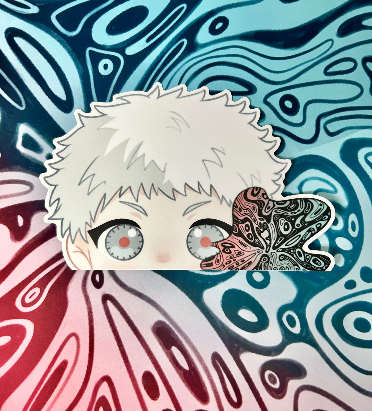 Yoshikaru Vinyl Peeker Stickers