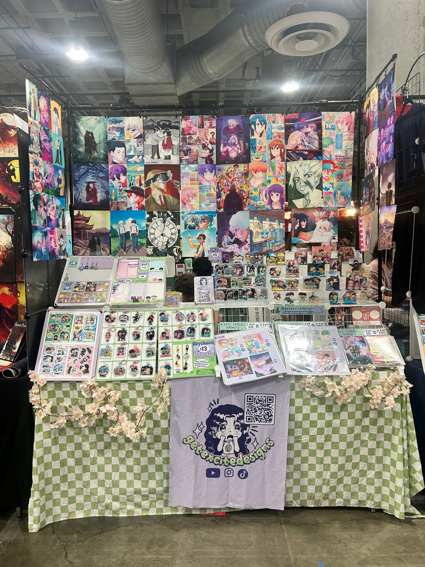 Table display example