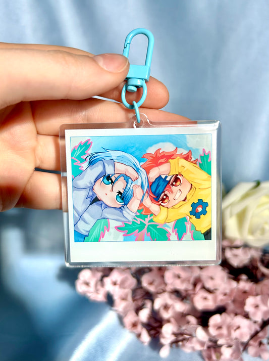 Sk8 Polaroid Acrylic Charm