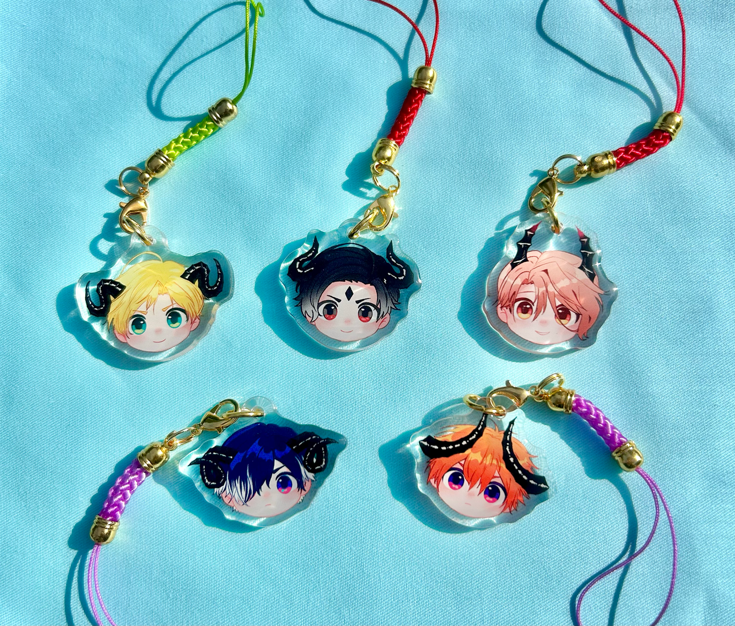 Obey Me Phone Charms