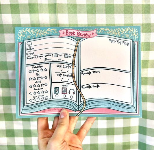 Book Review Notepad