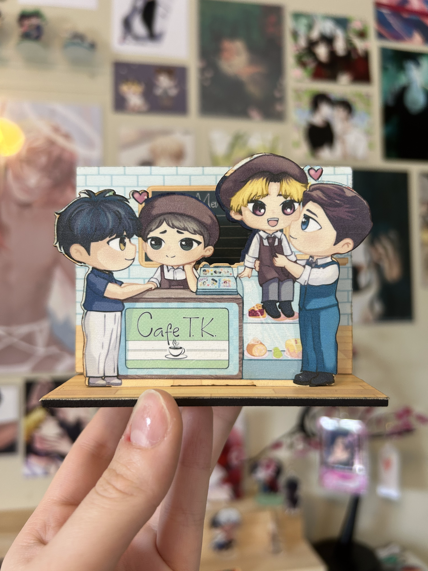 BJ Webtoon Cafe Coffee Shop Stand