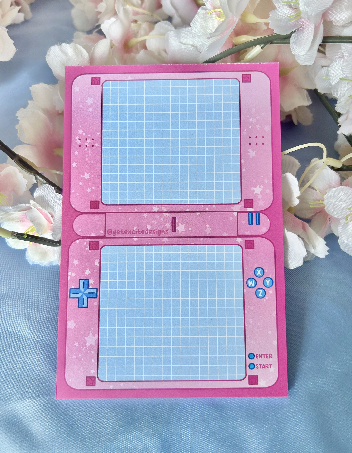 Pink Gaming 4x6" Notepad