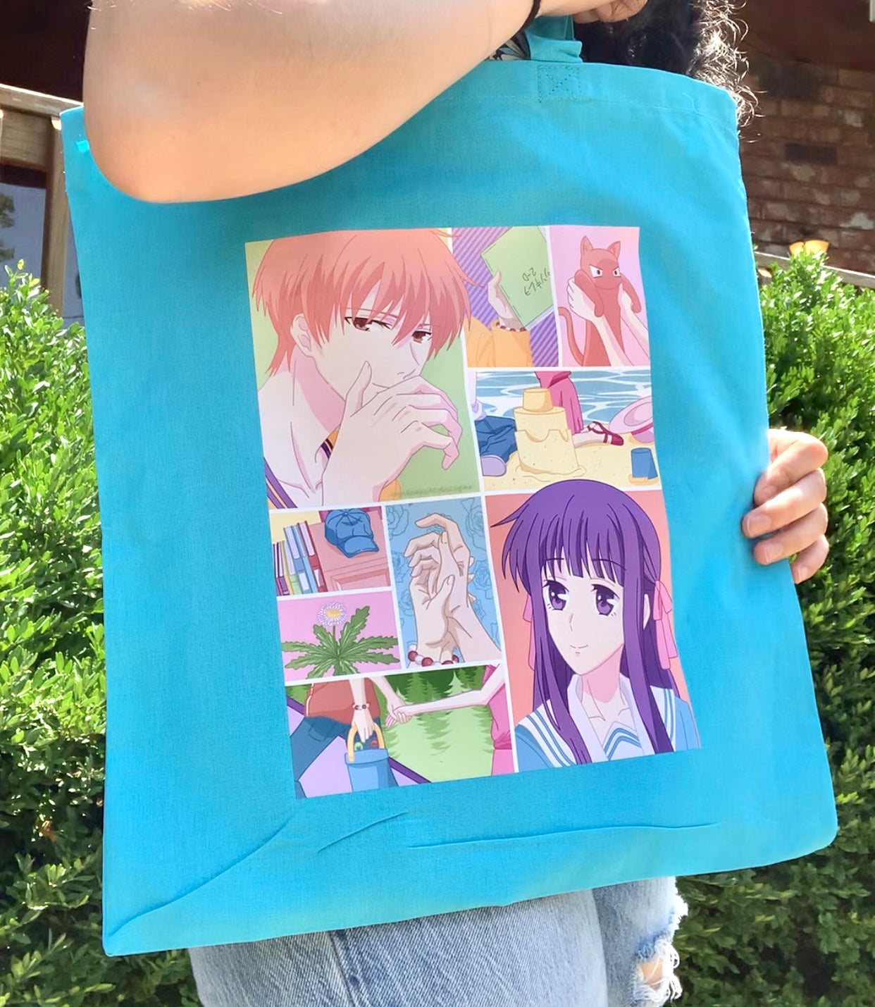 Fruit Kyo Tohru Collage Tote getexcitedesigns