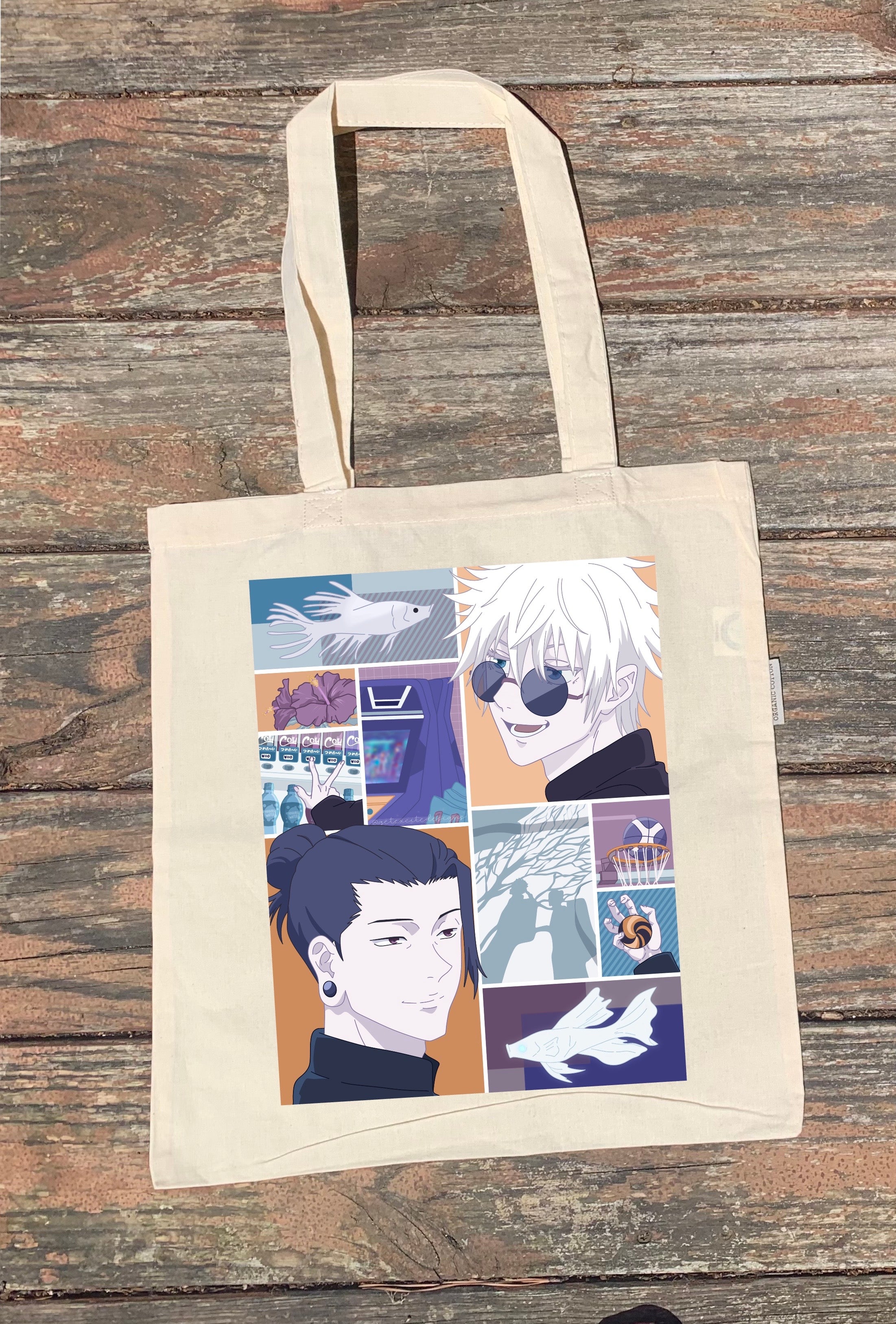 Geto/Gojo Collage Tote bag – getexcitedesigns