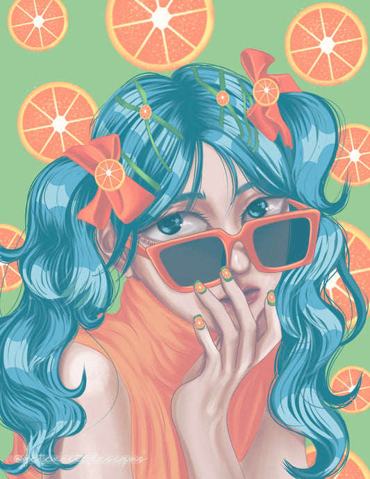 Citrus Orange Girl
