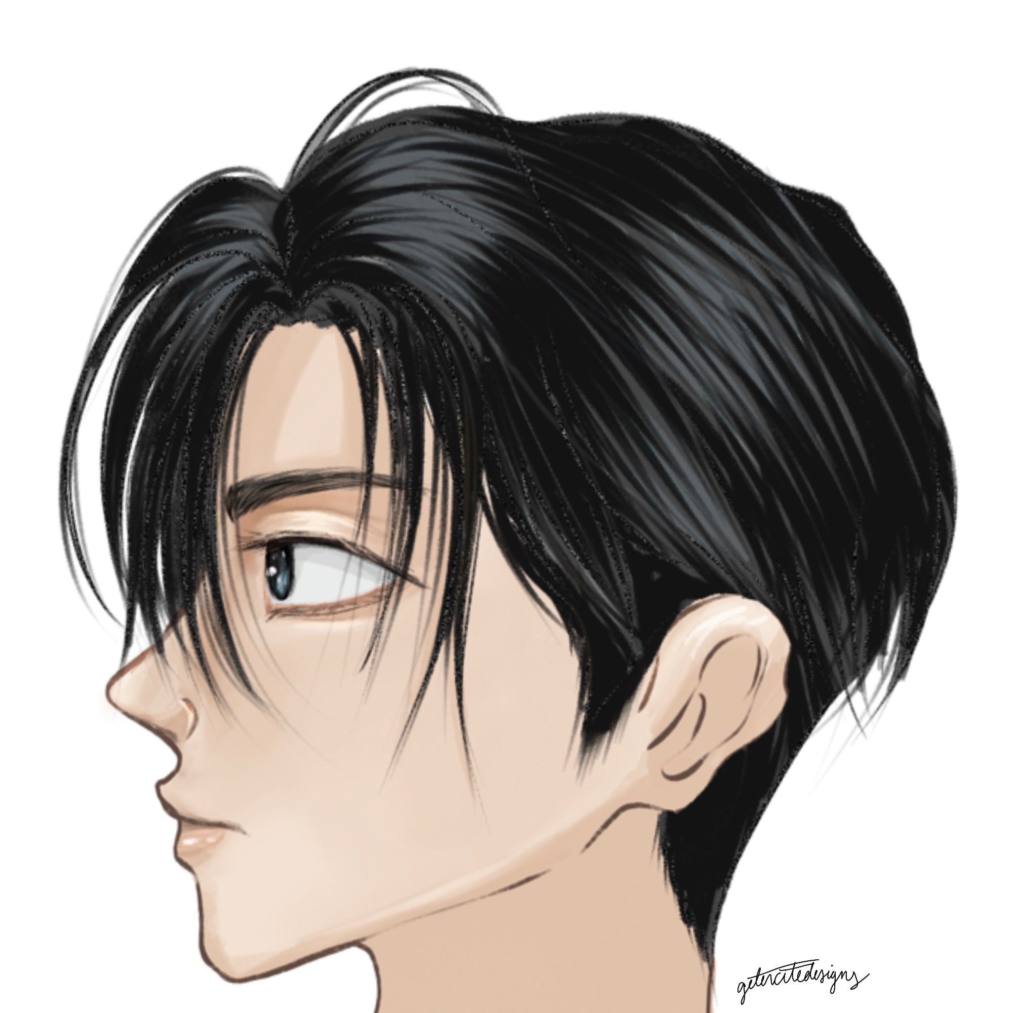 Original character (side profile) – getexcitedesigns