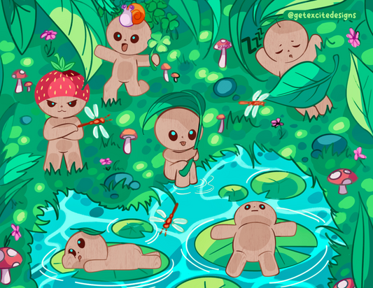 Forest Sprites Print