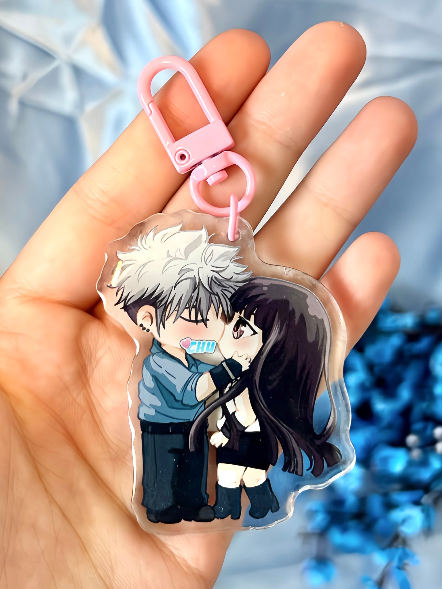 Zodiac Kiss Keychain