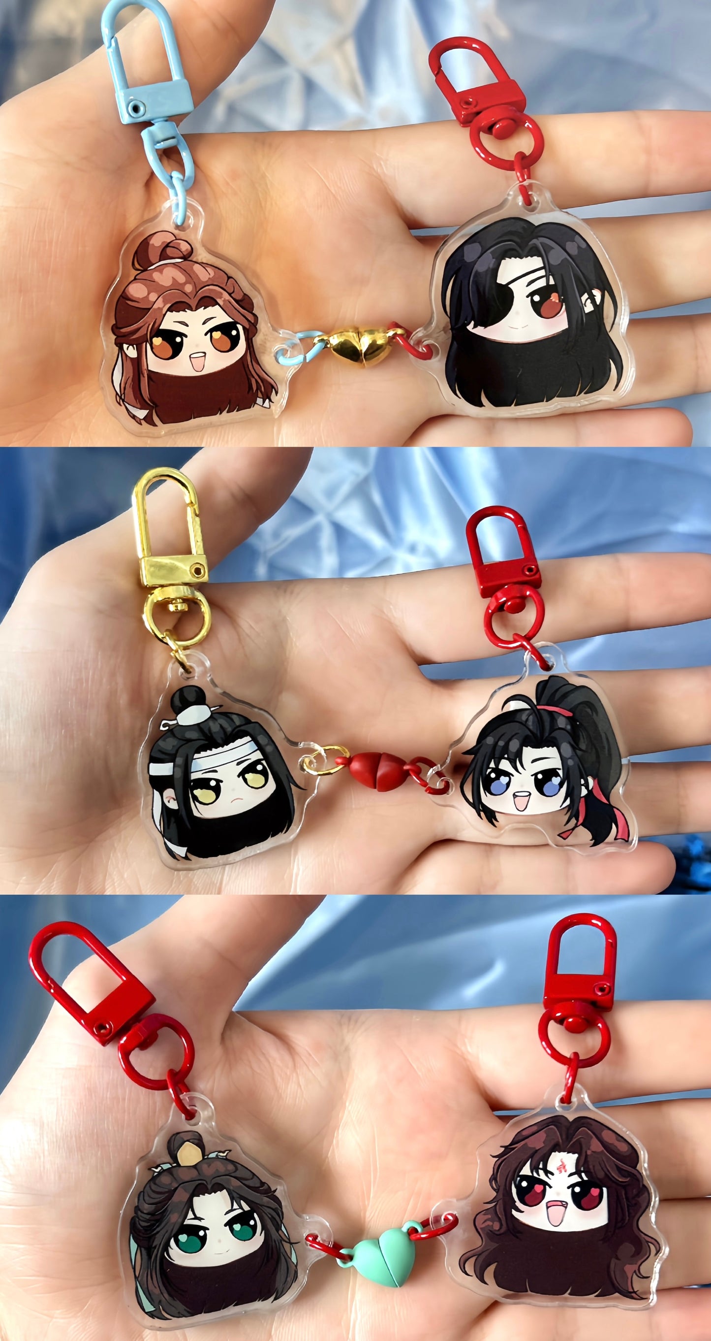 MXTX Magnet Heart Connecting Charms