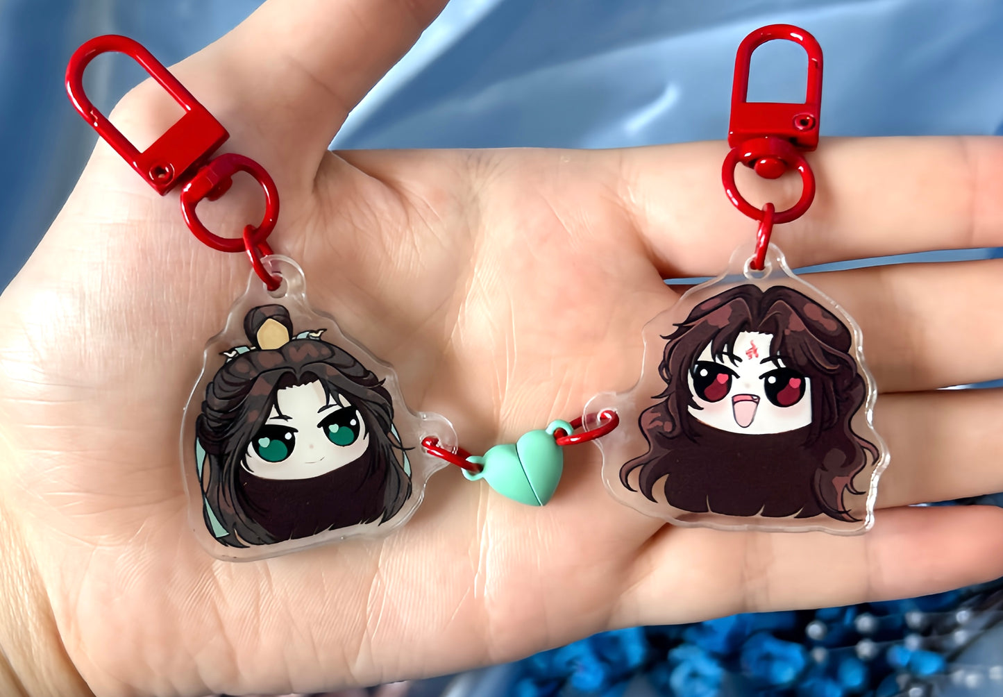 MXTX Magnet Heart Connecting Charms